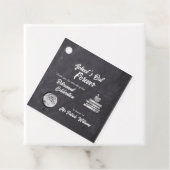 Leraar Pensioen Krijt Blackboard Nostalgisch Bedankjes Labels (In situ)