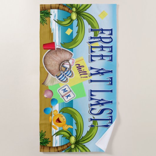 Leraar/pensionering/didactische handdoek (Voorkant)