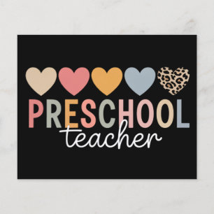 Leraar Peuterspeelzaal Terug naar School Flyer