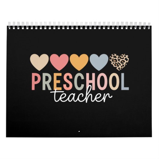 Leraar Peuterspeelzaal Terug naar School Kalender (Hoes)