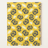 Leraar Planner Floral Yellow  Block Print (Achterkant)
