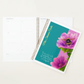 Leraar Planner met Mallow Flowers en Bumblebee (Display)