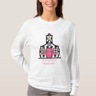 Leraar Polka Dot Schoolhouse T-shirt