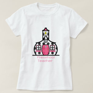 Leraar Polka Dot Schoolhouse T-shirt