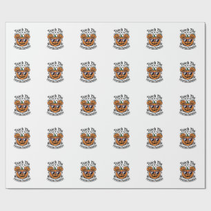 Leraar Pompoen Shirt Schattig Halloween Klas Ontwe Cadeaupapier