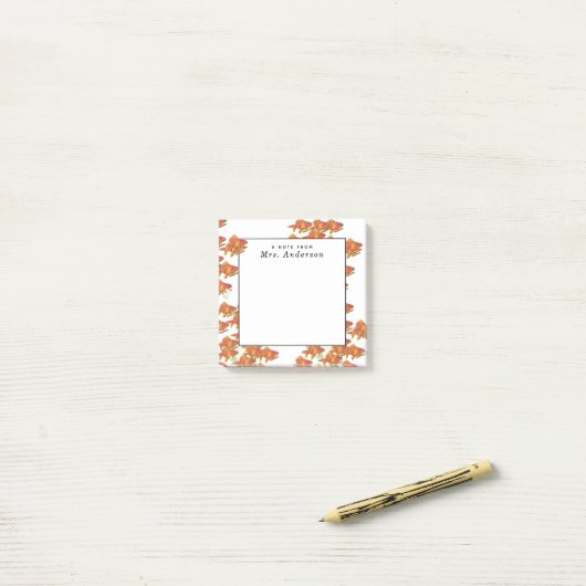 leraar post-it® notes (Op bureau)