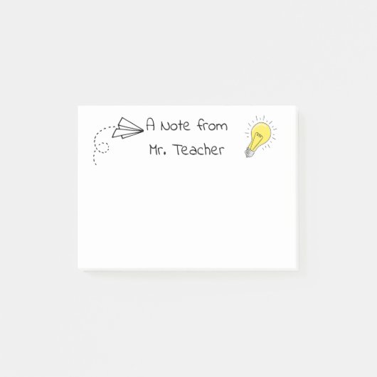 LERAAR POST IT NOTITIE GEPERSONALISEERD papieren v Post-it® Notes (Voorkant)