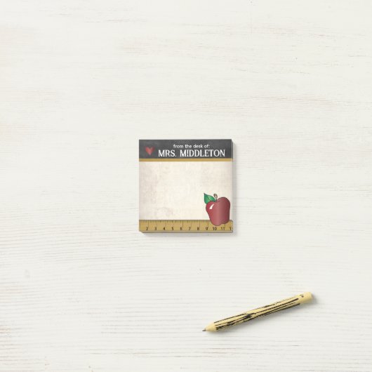 leraar |  Post-it opmerkingen stijl Post-it® Notes (Op bureau)