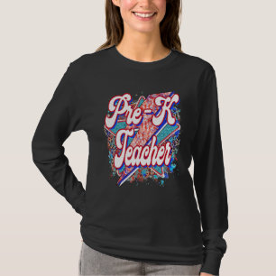 leraar prek leraar bliksem terug naar school t-shirt