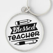 Leraar — Premium Round Sleutelhanger (Voorkant)