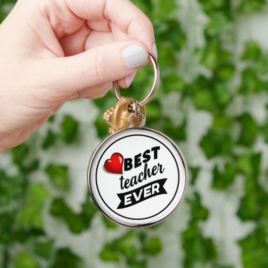Leraar — Premium Round Sleutelhanger (Hand)