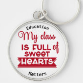 Leraar — Premium Round Sleutelhanger (Voorkant)