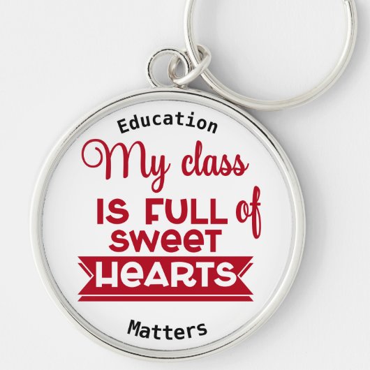 Leraar — Premium Round Sleutelhanger (Voorkant)