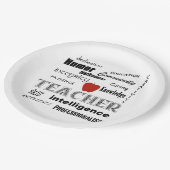 Leraar Pride + Red Apple Papieren Bordje (Gekanteld)