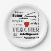 Leraar Pride + Red Apple Papieren Bordje