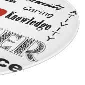 Leraar Pride + Red Apple Snijplank (Hoek)