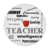 Leraar Pride + Red Apple Snijplank (Voorkant)