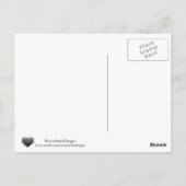 Leraar Pride+White Text Design/Roze Briefkaart (Achterkant)
