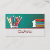 Leraar Privé Taakleraar Visitekaartje (Achterkant)