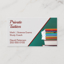 Leraar Privé Taakleraar Visitekaartje