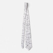 Leraar Professor Blackboard Mathemavergelijkingen Stropdas (Achterkant)