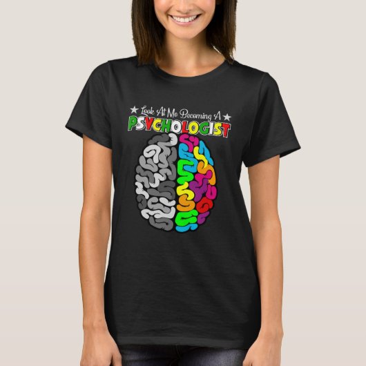 Leraar psychologie op school t-shirt (Voorkant)