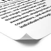 Leraar psychologie poster (Hoek)