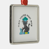 Leraar Recht onderwijzer Metalen Ornament (Rechts)