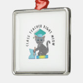 Leraar Recht onderwijzer Metalen Ornament (Links)