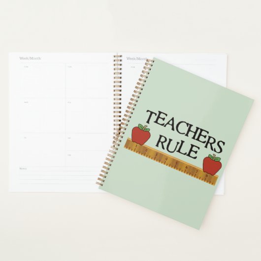 leraar rechtsregels van de leraar planner (Display)