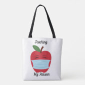 Leraar Red Apple Tas, schouder Tas (Achterkant)