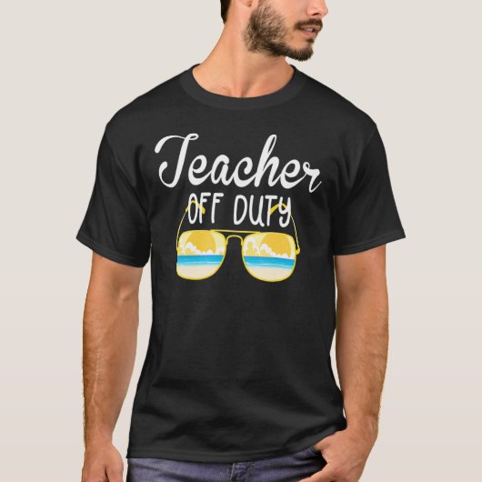 Leraar Relax Spring Beach off Duty Break Beach 2 T-shirt (Voorkant)