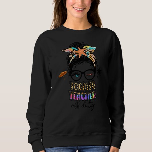 Leraar Relax Spring Beach Off Duty Peuter Leraar Trui (Voorkant)