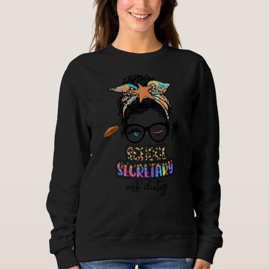 Leraar Relax Spring Beach Off Duty School Secreta Trui (Voorkant)