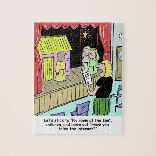 Leraar repetitie nationaliteit Play Cartoon Legpuzzel (Verticaal)