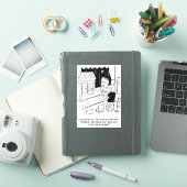 Leraar repetitie nationaliteit Play Cartoon Sticker (iPad Cover)