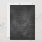 Leraar Retirement Chalkboard School is uit voor ev Kaart (Achterkant)