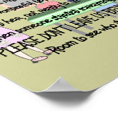 Leraar Retirement Story Art Print "Ga niet weg!" (Hoek)