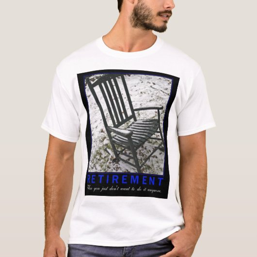 Leraar Retirement T Shirt (Voorkant)