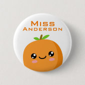 leraar ronde button 5,7 cm (Voorkant)