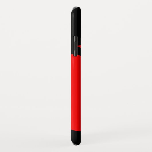 Leraar Rood en Zwart Apple Case-Mate iPhone Case (Achterkant/rechts)