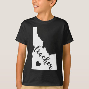 Leraar rood voor Ed Idaho Openbaar Onderwijs 8 T-shirt