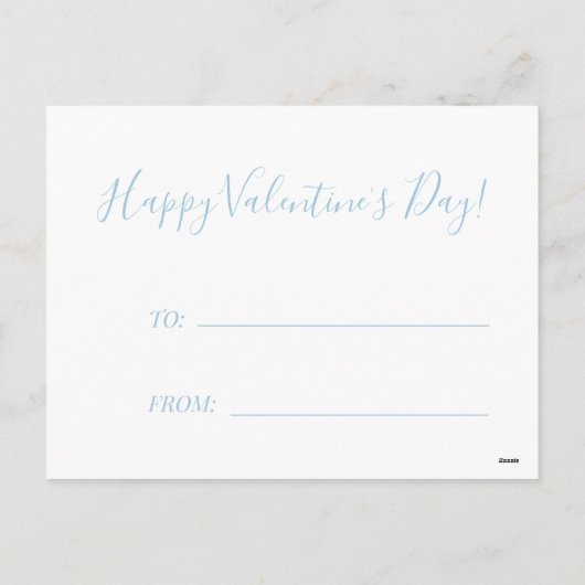 Leraar schattig Happy Valentine's Day schoolbord Feestdagenkaart (Achterkant)