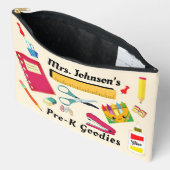 leraar school spullen groot etui (Open)