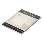 leraar school |  stijl notitieblok (Linkerzijde)