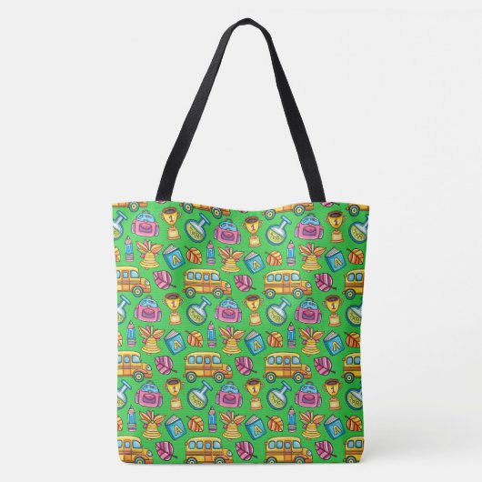 Leraar - School Tote Bag (Achterkant)