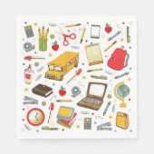 leraar schoolpartij servet (Voorkant)