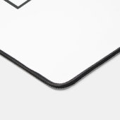 Leraar Script Typografie Modern Gepersonaliseerde Bureaumat (Hoek)