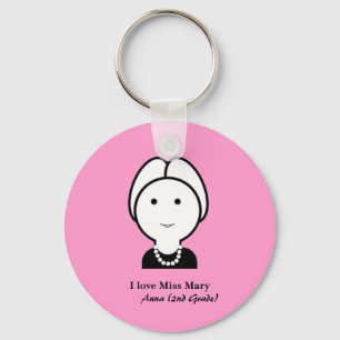 Leraar Sleutelhanger2 (personaliseren) Sleutelhanger