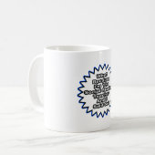 Leraar sociale studies... omdat ik het zei koffiemok (Voorkant links)
